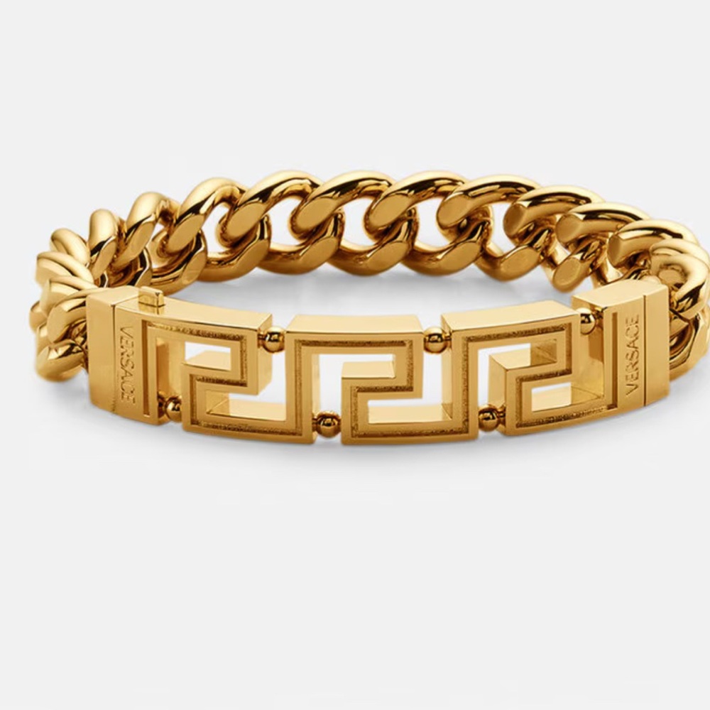 Versace Gold Chain Link Bracelet